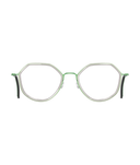 Matte Aqua Green Clear Grey