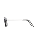 Polished Silver Havana Black