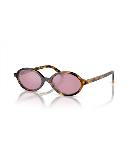 Miu Miu 0MU 04ZSF Oval Sunglasses