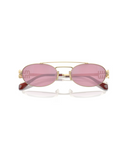 Pale Gold-Dark Pink Silver
