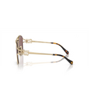 Pale Gold-Brown Mirror Silver Internal Violet