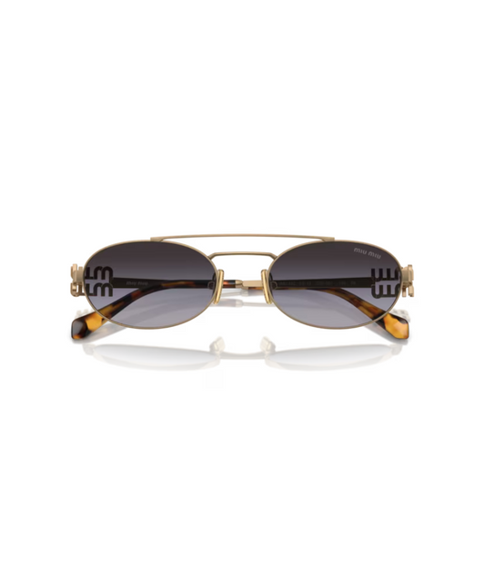 Miu Miu 0MU A5ZS Oval Sunglasses