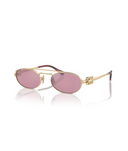 Pale Gold-Dark Pink Silver