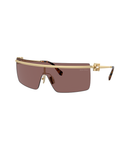 Pale Gold-Brown Mirror Internal Silver