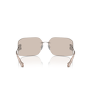 Silver-Ivory mirror