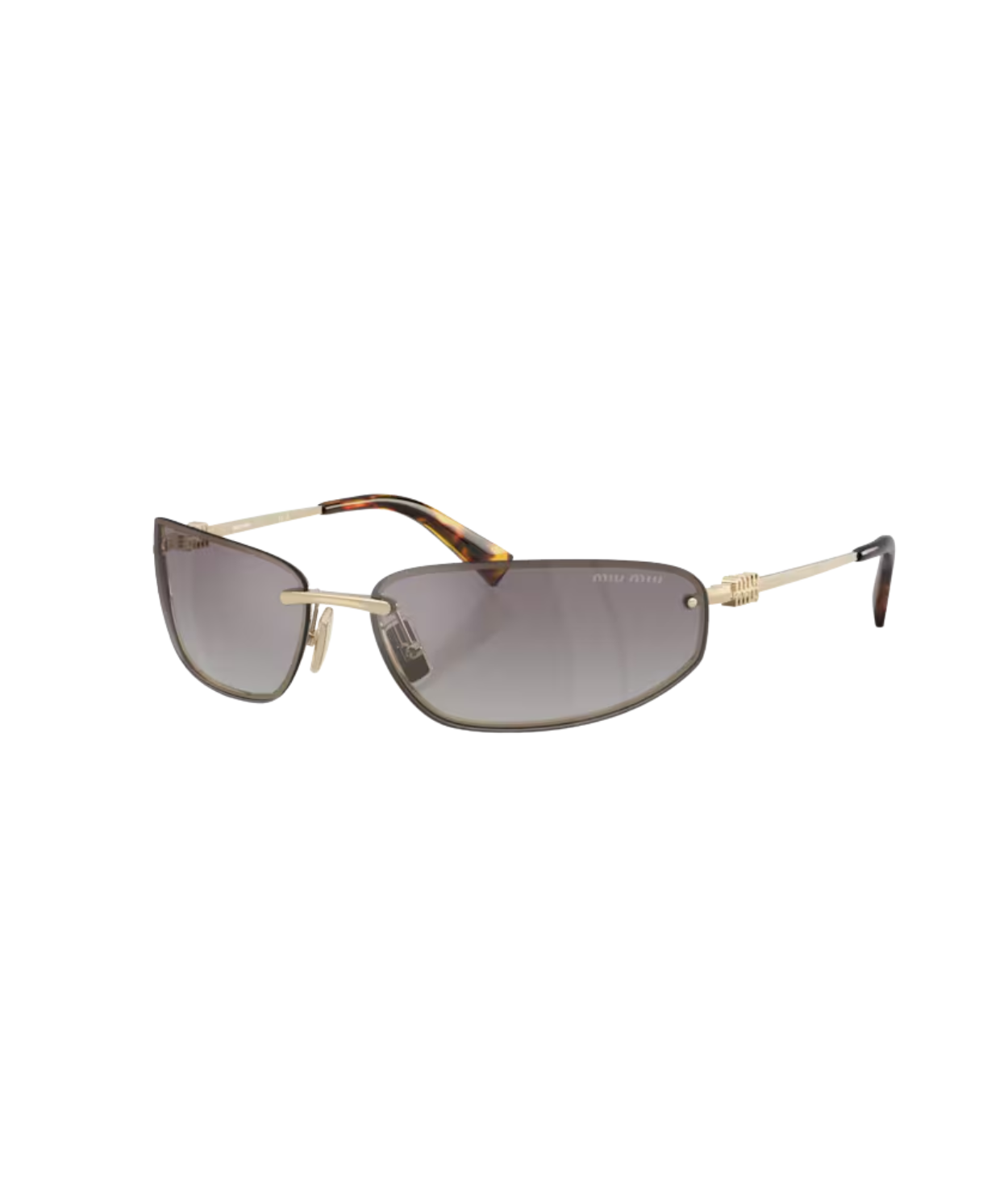 Pale gold-Gradient blue mirror silver