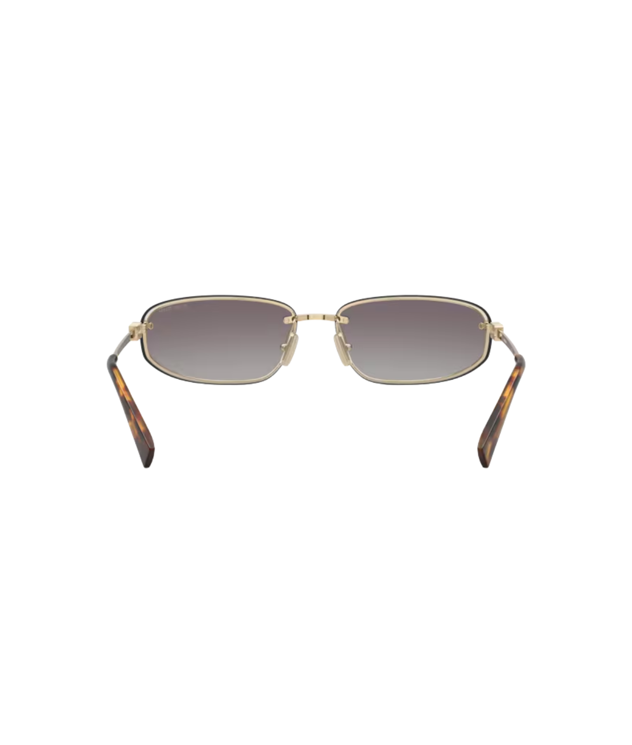Pale gold-Gradient blue mirror silver