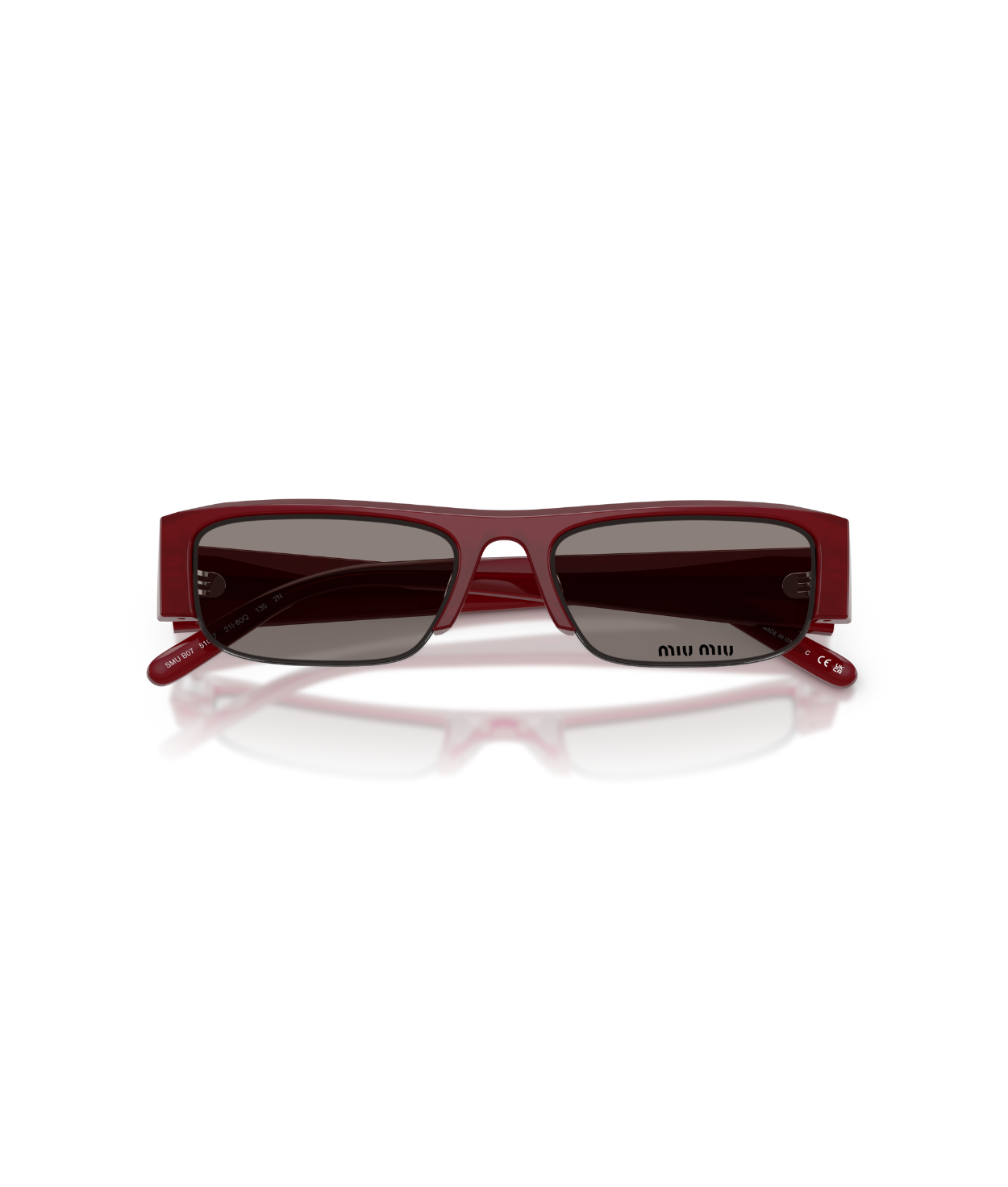 Opaline burgundy -Dark grey