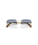 Pale Gold-Clear Gradient Light Blue