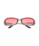 Transparent grey-Gradient pink