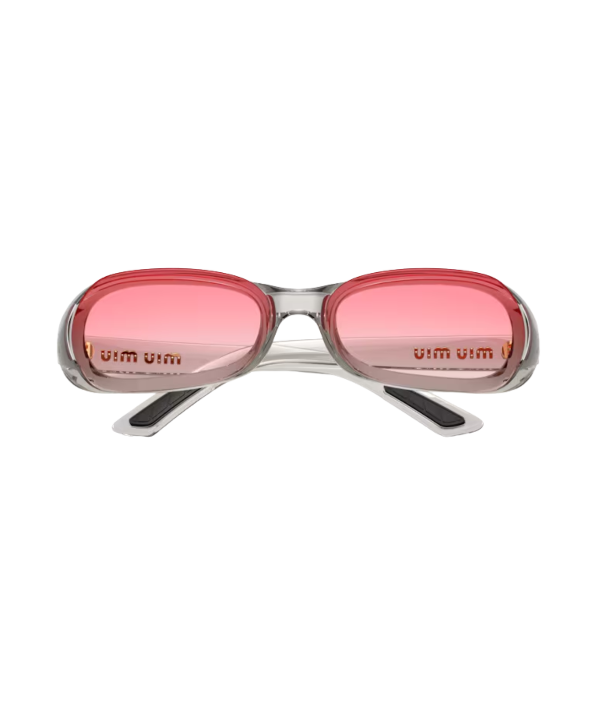 Transparent grey-Gradient pink