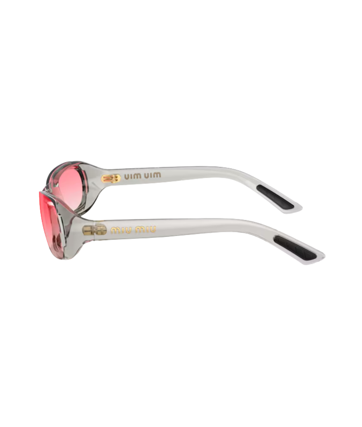 Transparent grey-Gradient pink