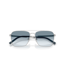 Brushed silver-Sky gradient wash to dark