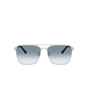 Brushed silver-Sky gradient wash to dark