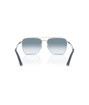 Brushed silver-Sky gradient wash to dark