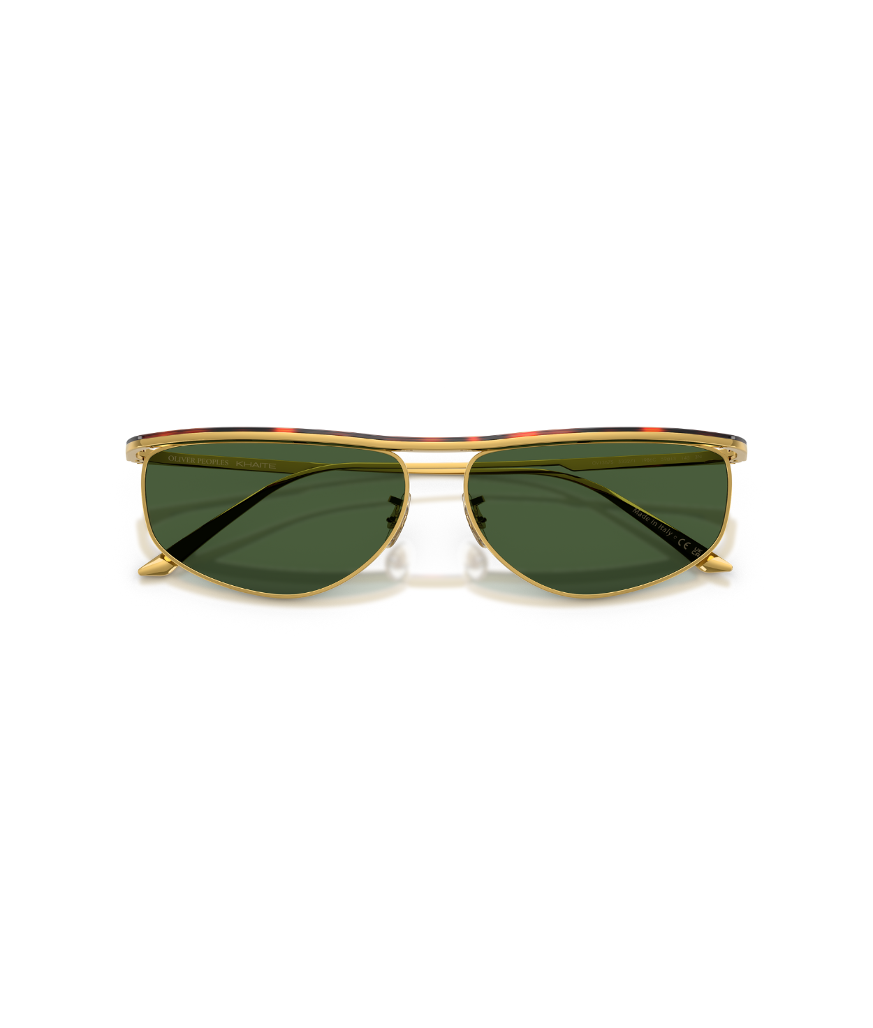 Gold/dark mahogany-Vibrant green