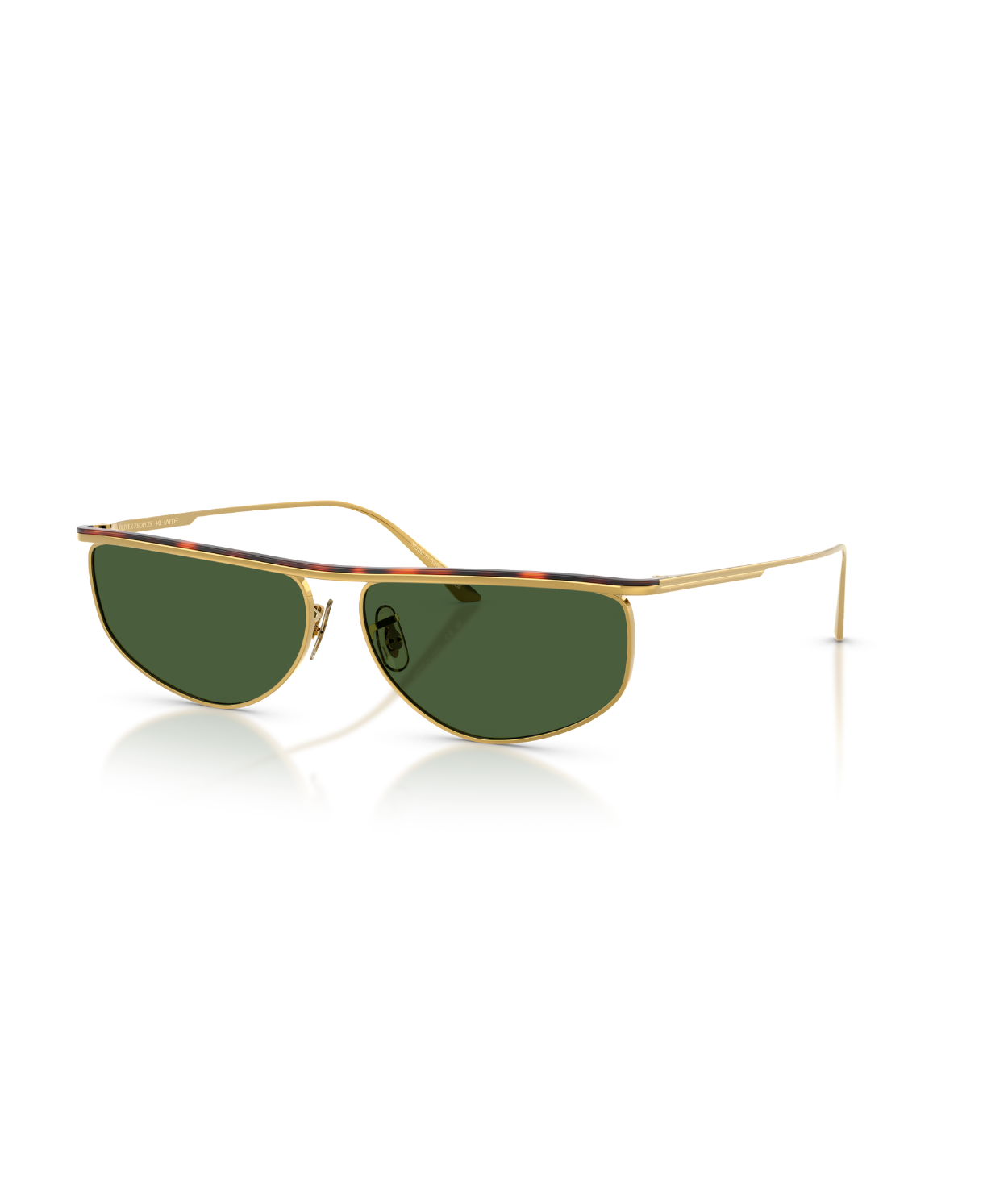 Gold/dark mahogany-Vibrant green