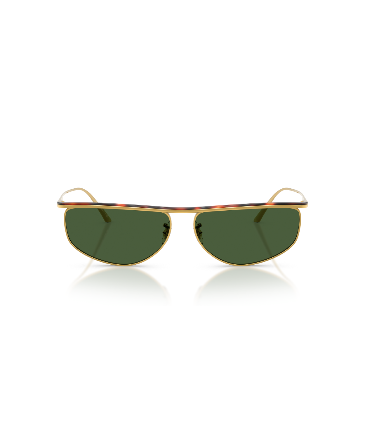 Gold/dark mahogany-Vibrant green