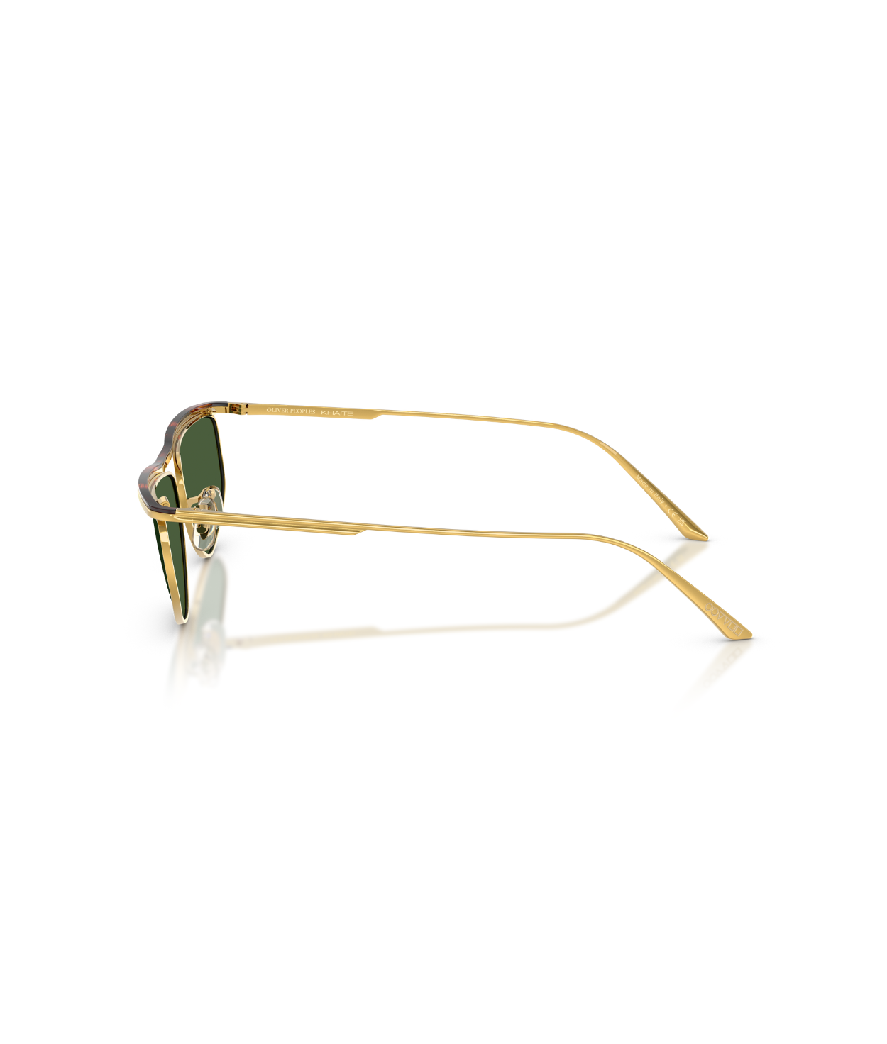 Gold/dark mahogany-Vibrant green
