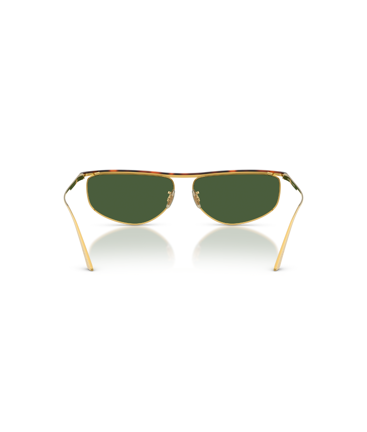 Gold/dark mahogany-Vibrant green