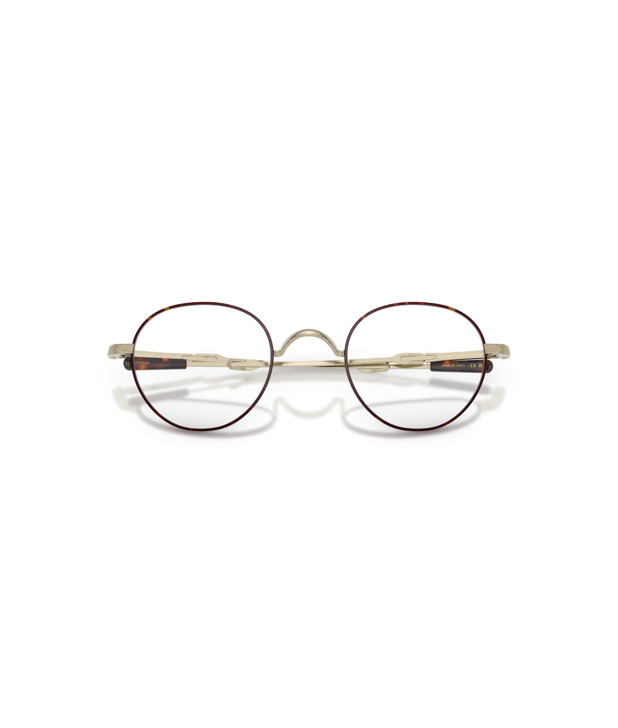 Brushed gold/tortoise