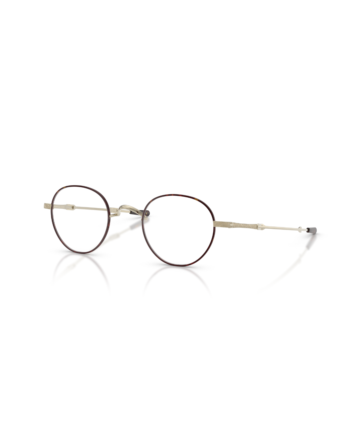 Brushed gold/tortoise