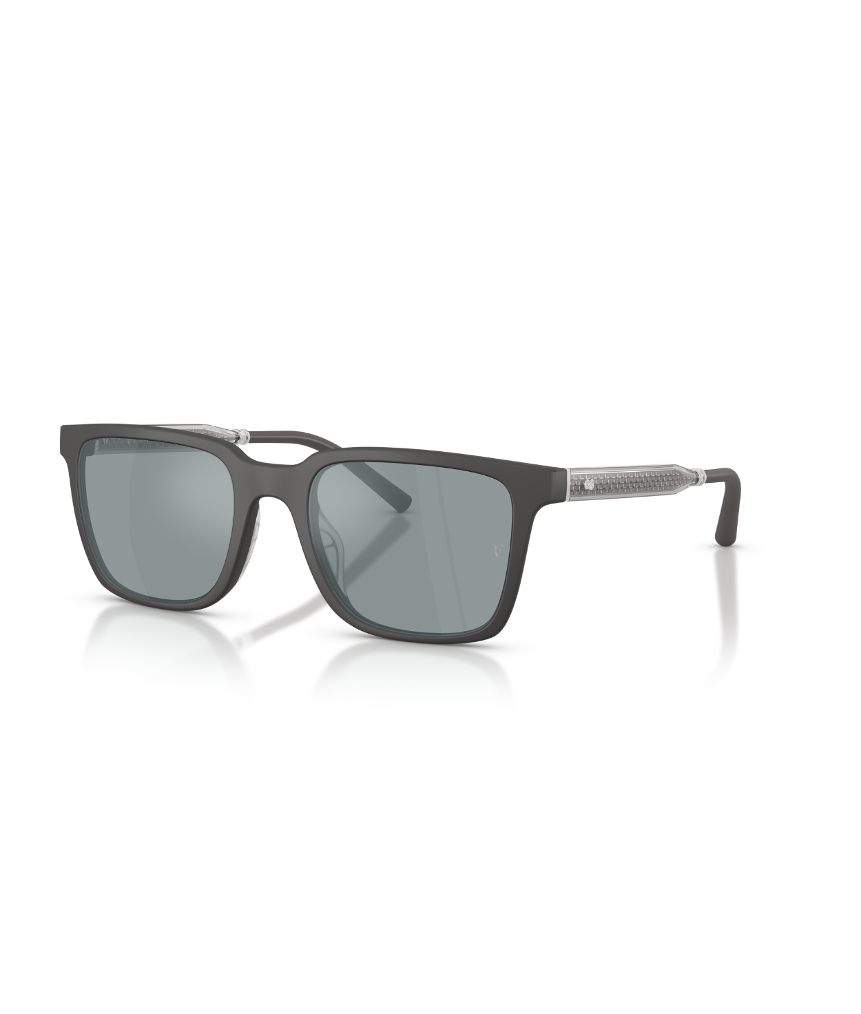 Semi-matte anthracite-Grey polarized flash mirror