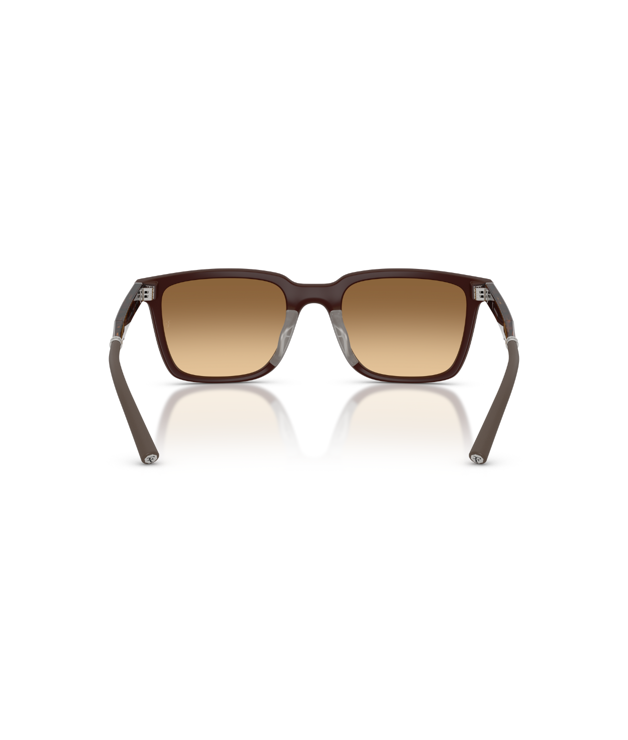 Semi-matte dark brown-Saddle gradient wash to dark
