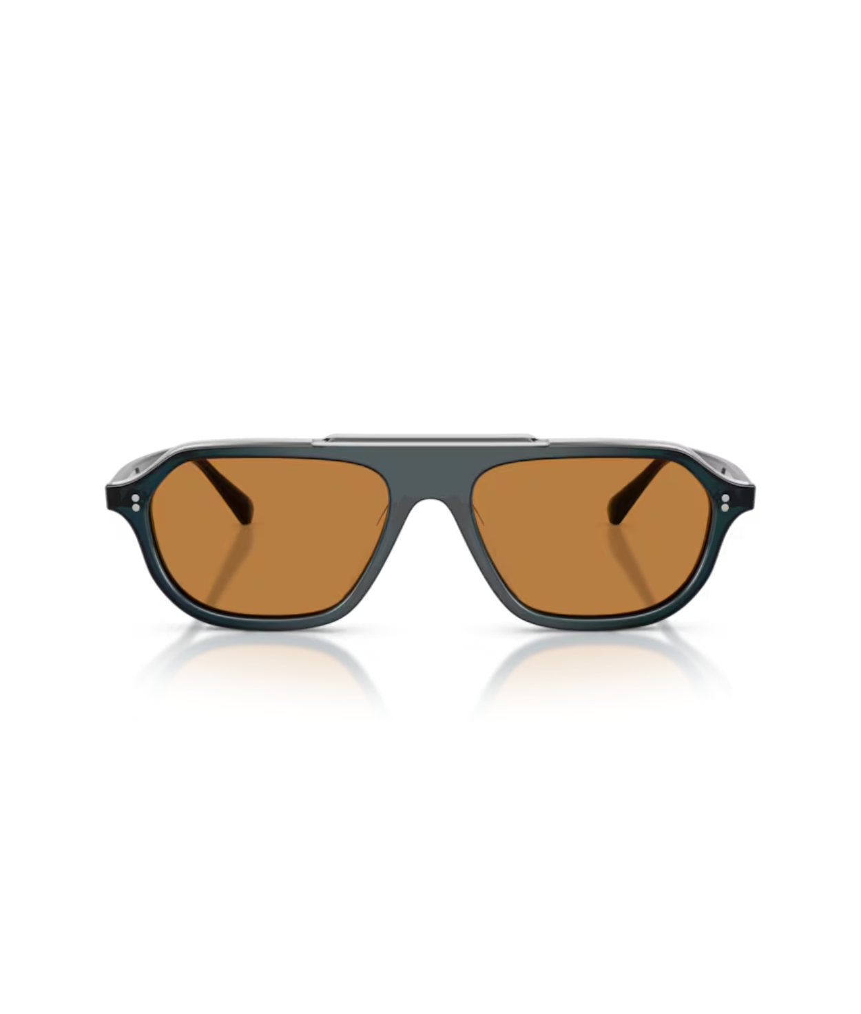Midnight teal-Cognac