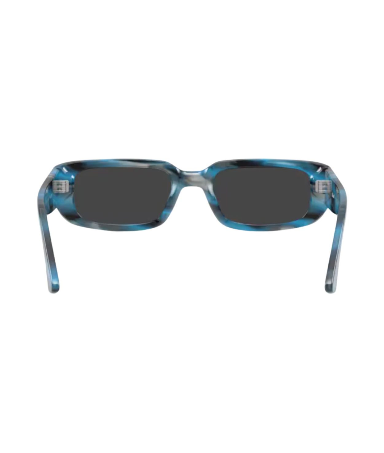 Striped blue and grey-Polarized black