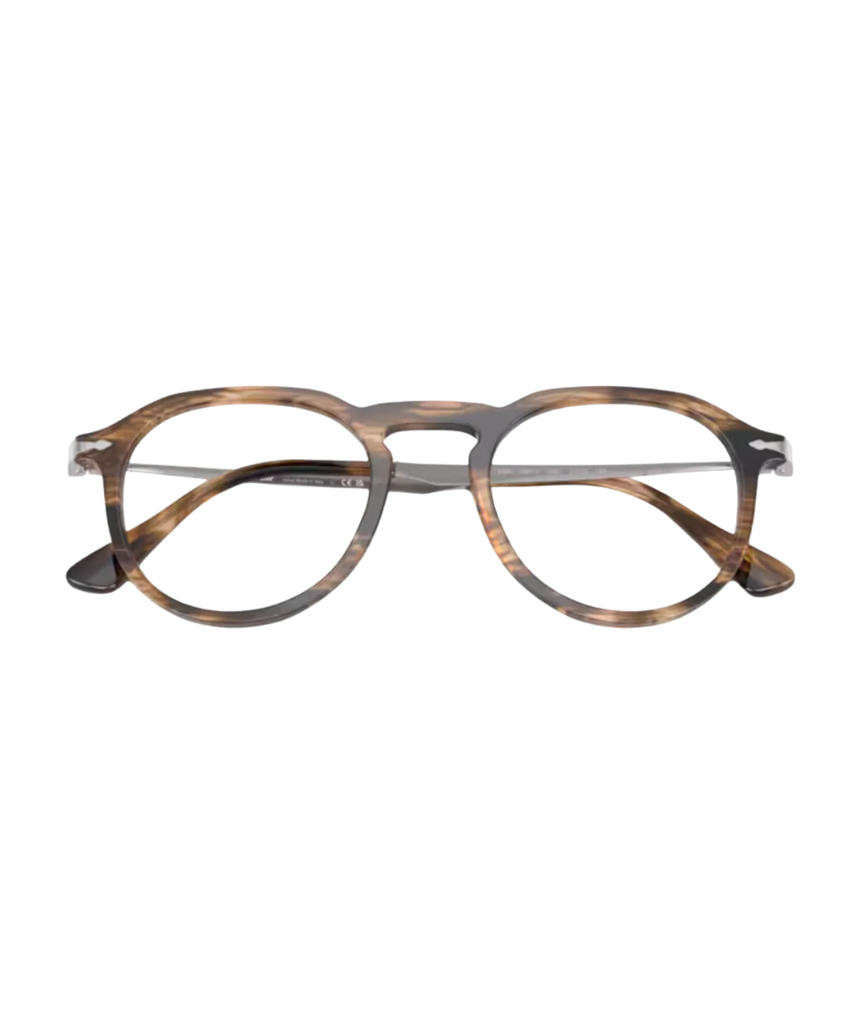 Striped black & greish brown