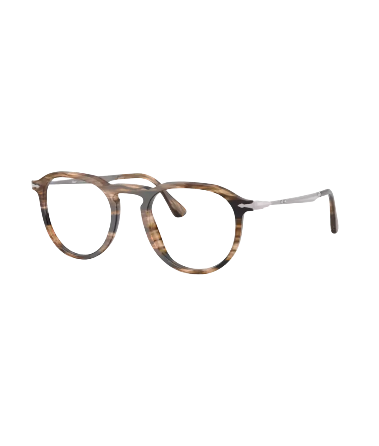 Striped black & greish brown