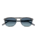 Striped grey gradient blue-Azure gradient blue