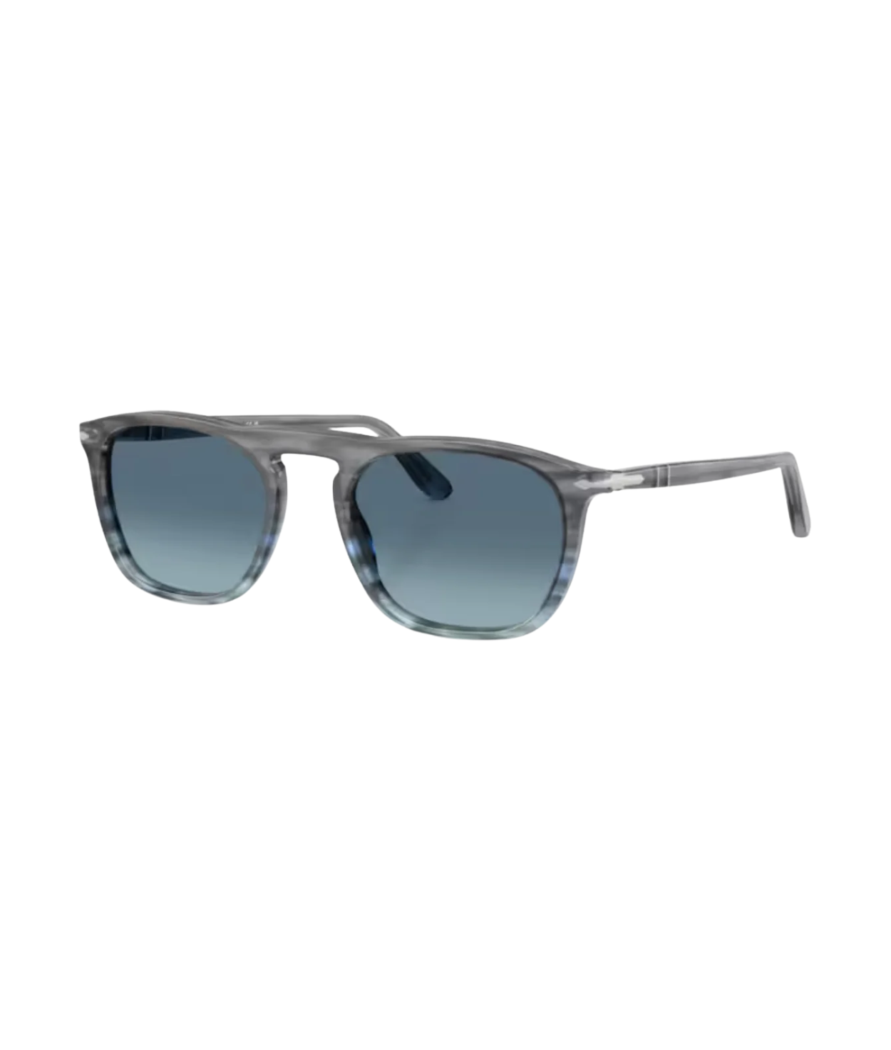 Striped grey gradient blue-Azure gradient blue
