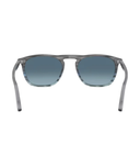 Striped grey gradient blue-Azure gradient blue