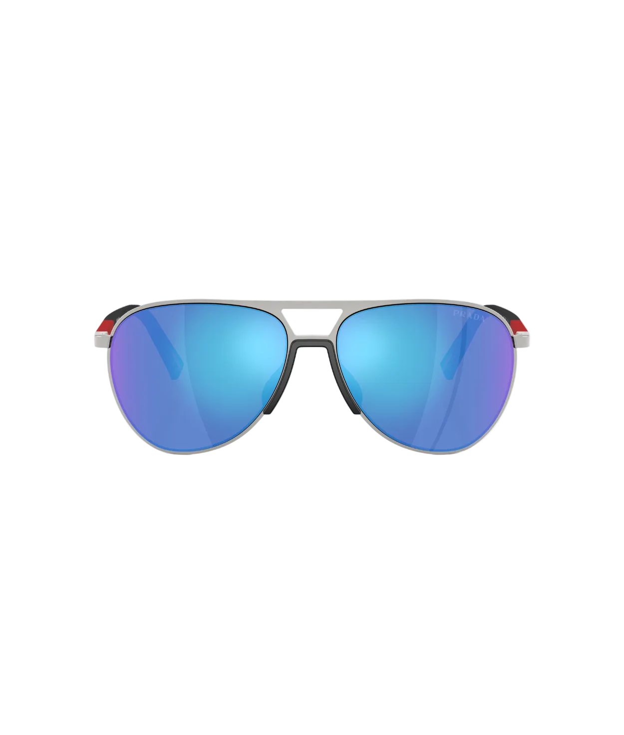 Silver-Light green mirror blue
