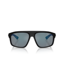 Matte black-Dark grey mirror blue/red
