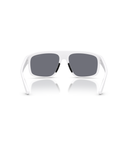 Matte white-Light blue mirror silver