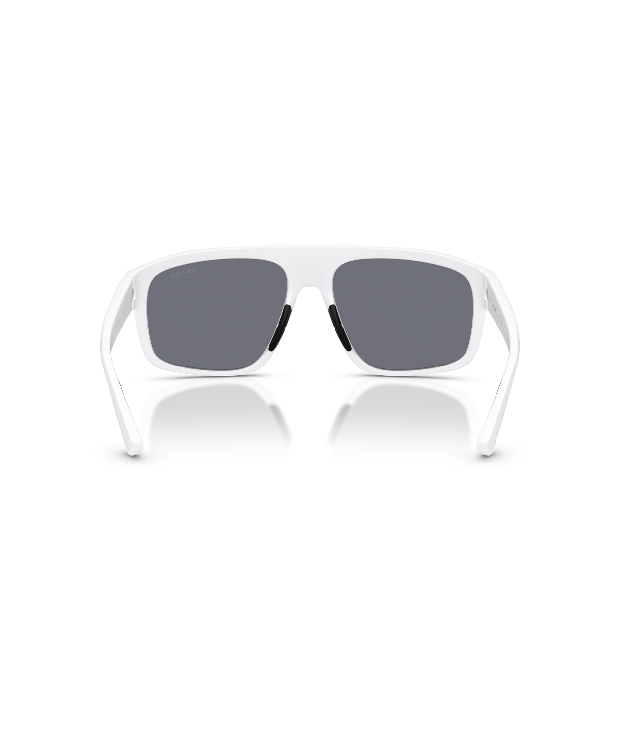 Matte white-Light blue mirror silver
