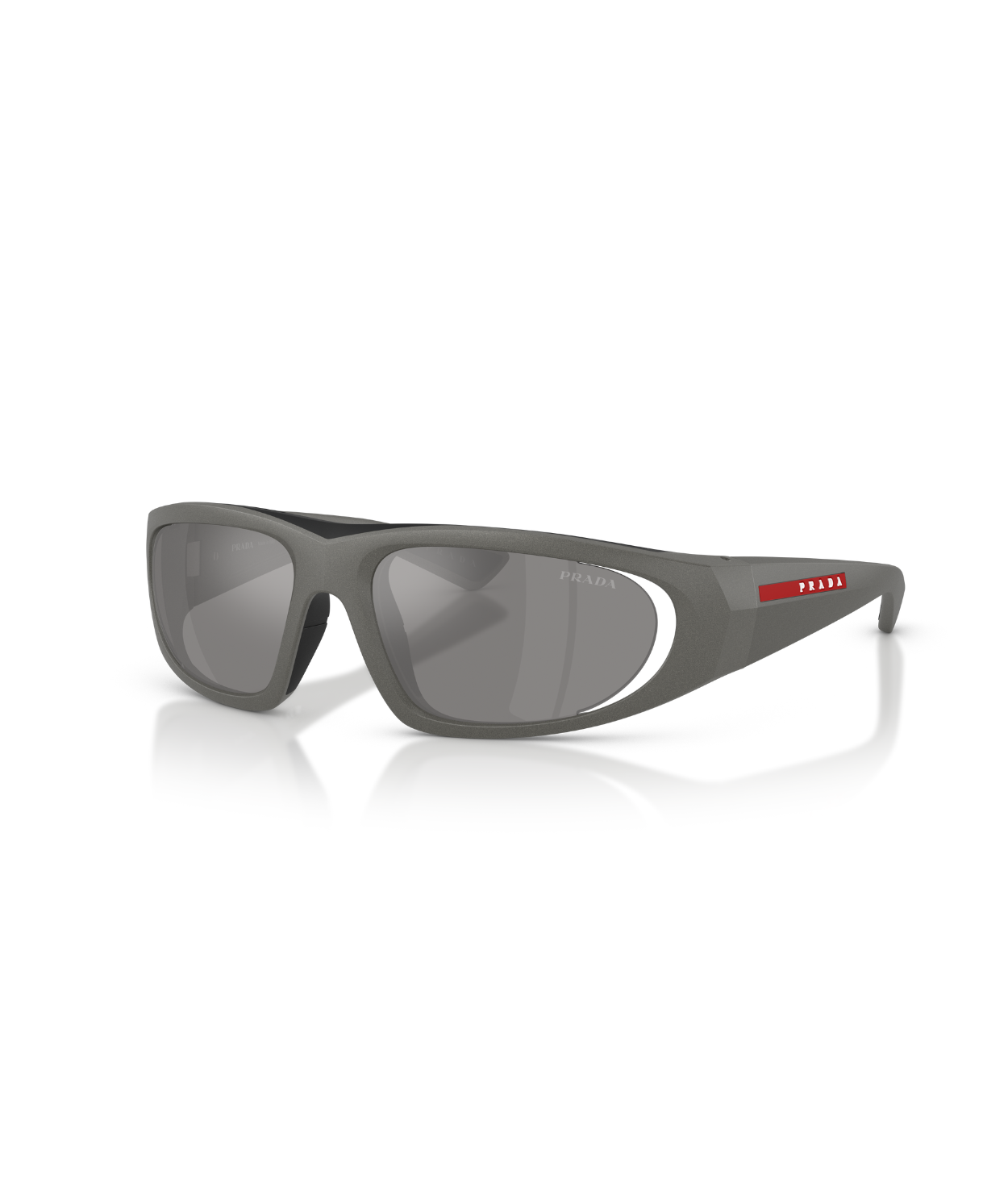 Metal grey-Dark grey mirror orange