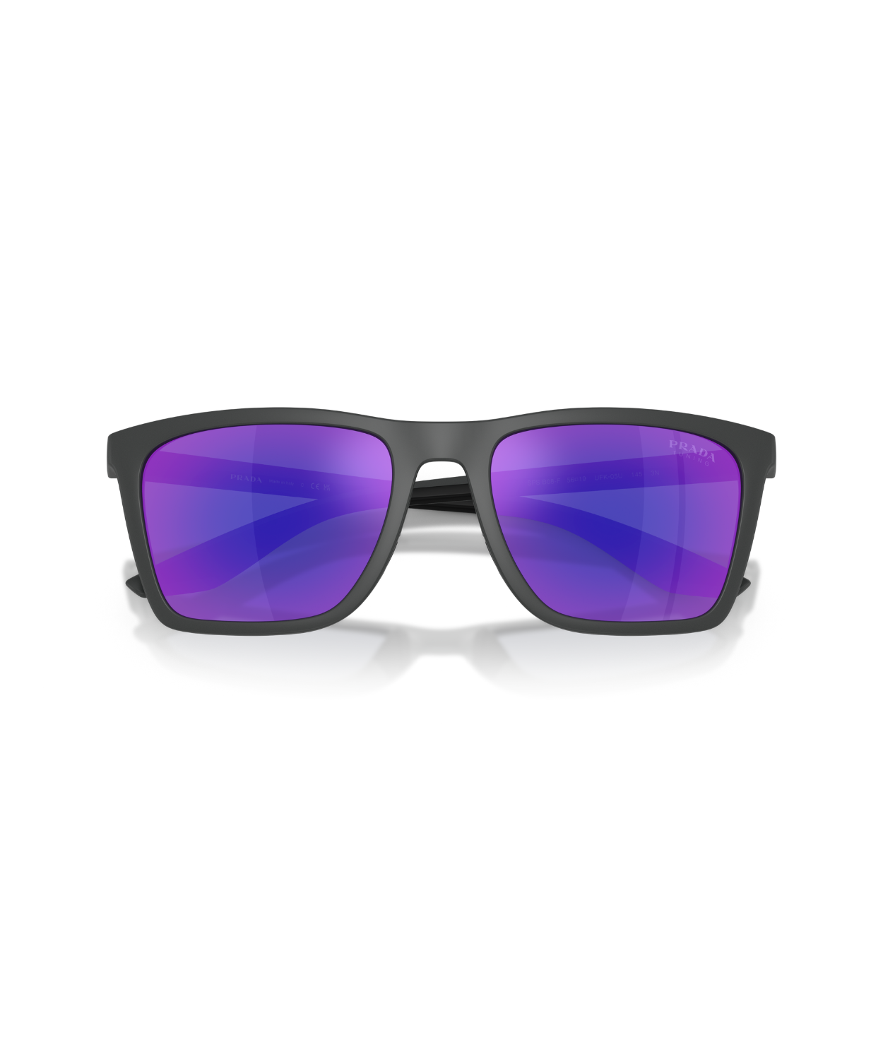 Rubber grey-Dark blue mirror violet