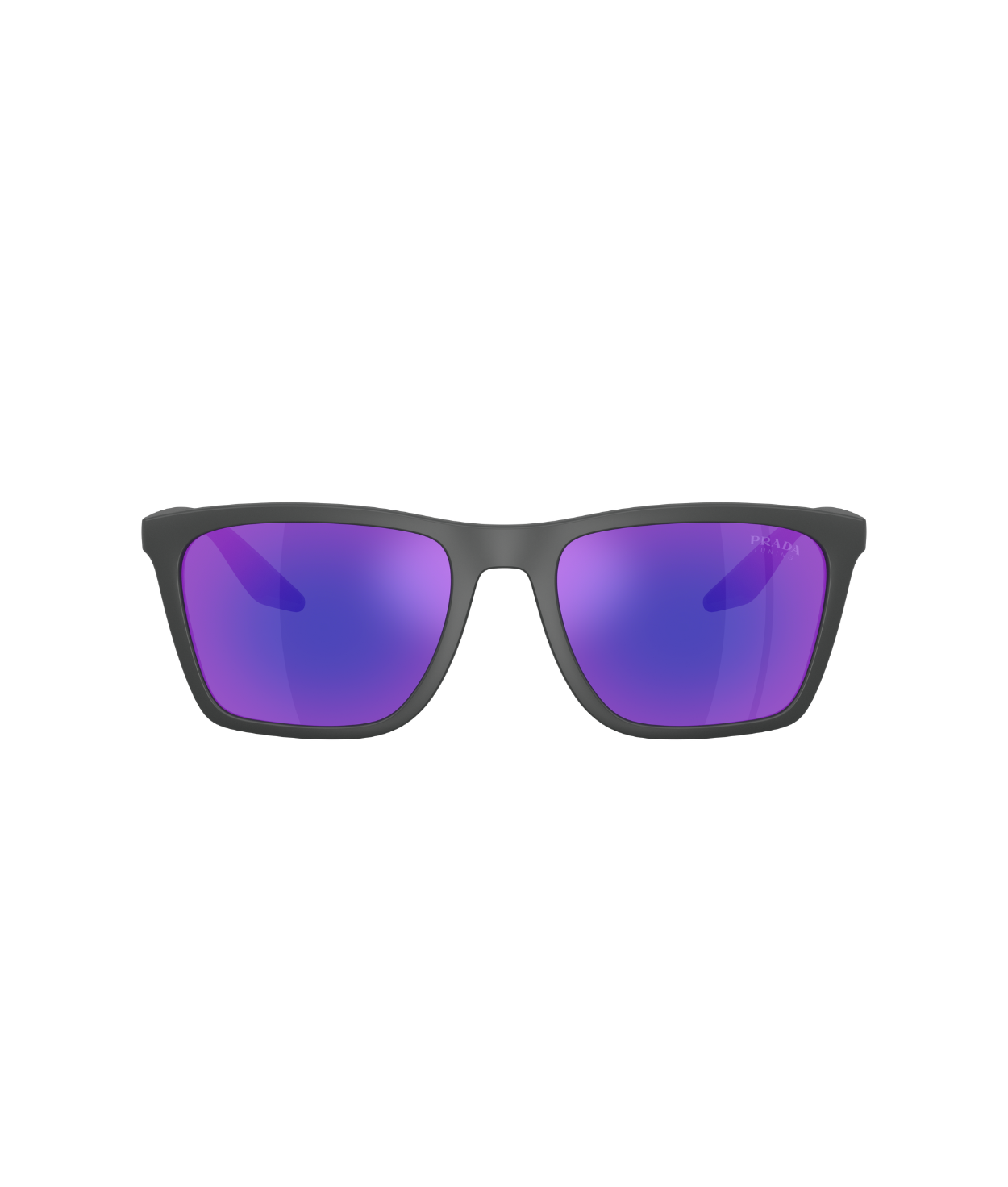 Rubber grey-Dark blue mirror violet