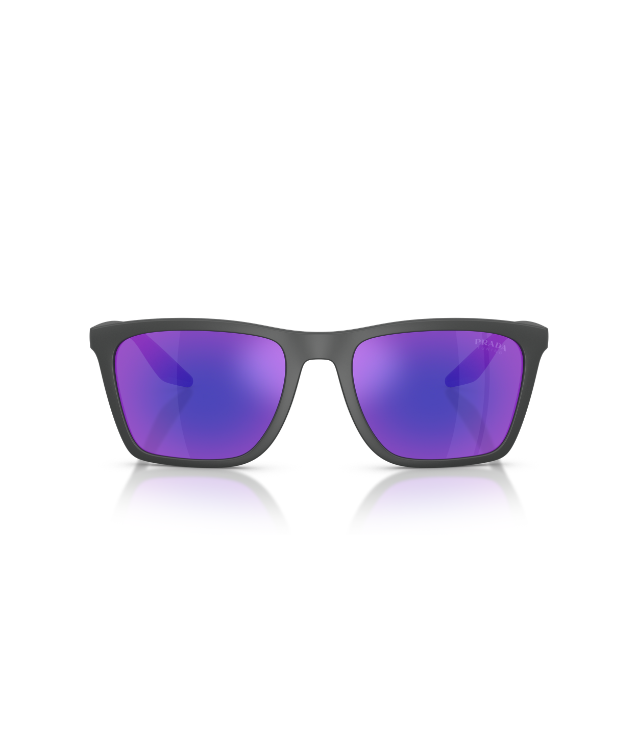 Rubber grey-Dark blue mirror violet