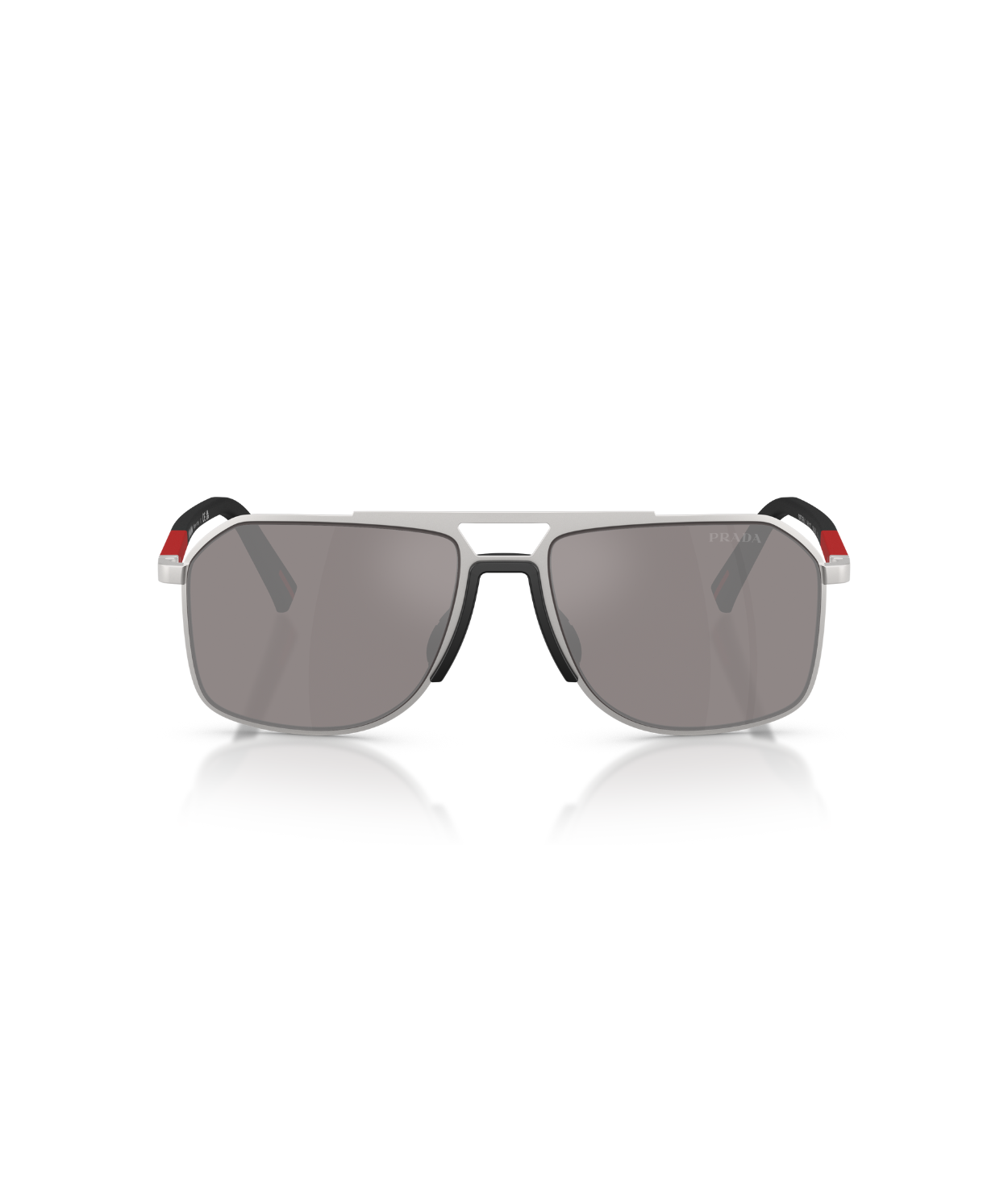 Matte silver-Purple brown mirror silver