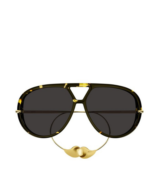 Bottega Veneta BV1273S Drop Aviator Sunglasses