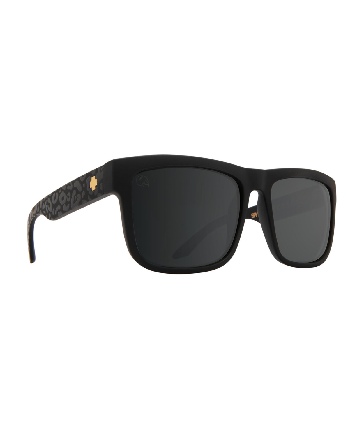 Matte Black Leopard-Gray Green