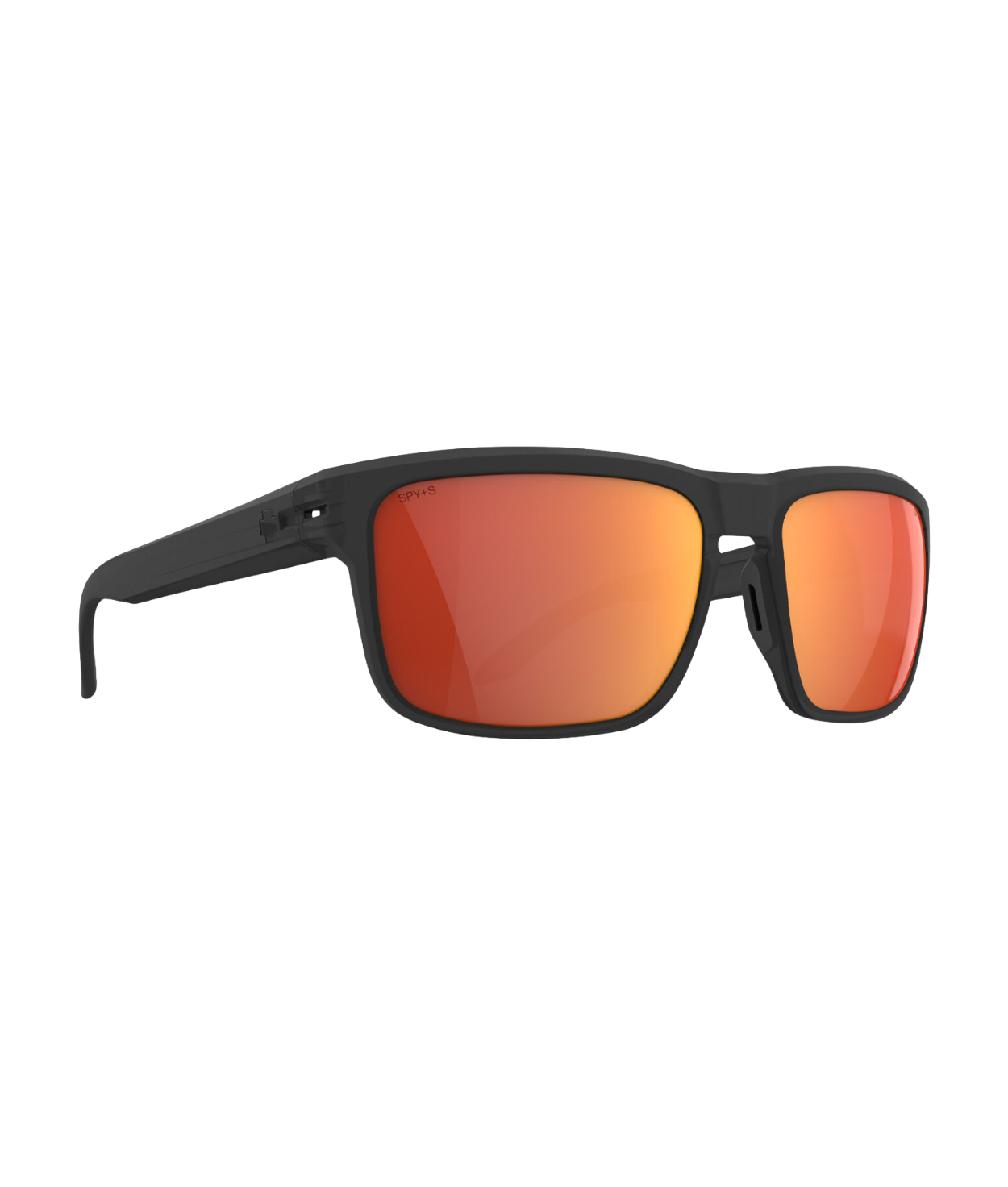 Translucent Matte Black-Orange