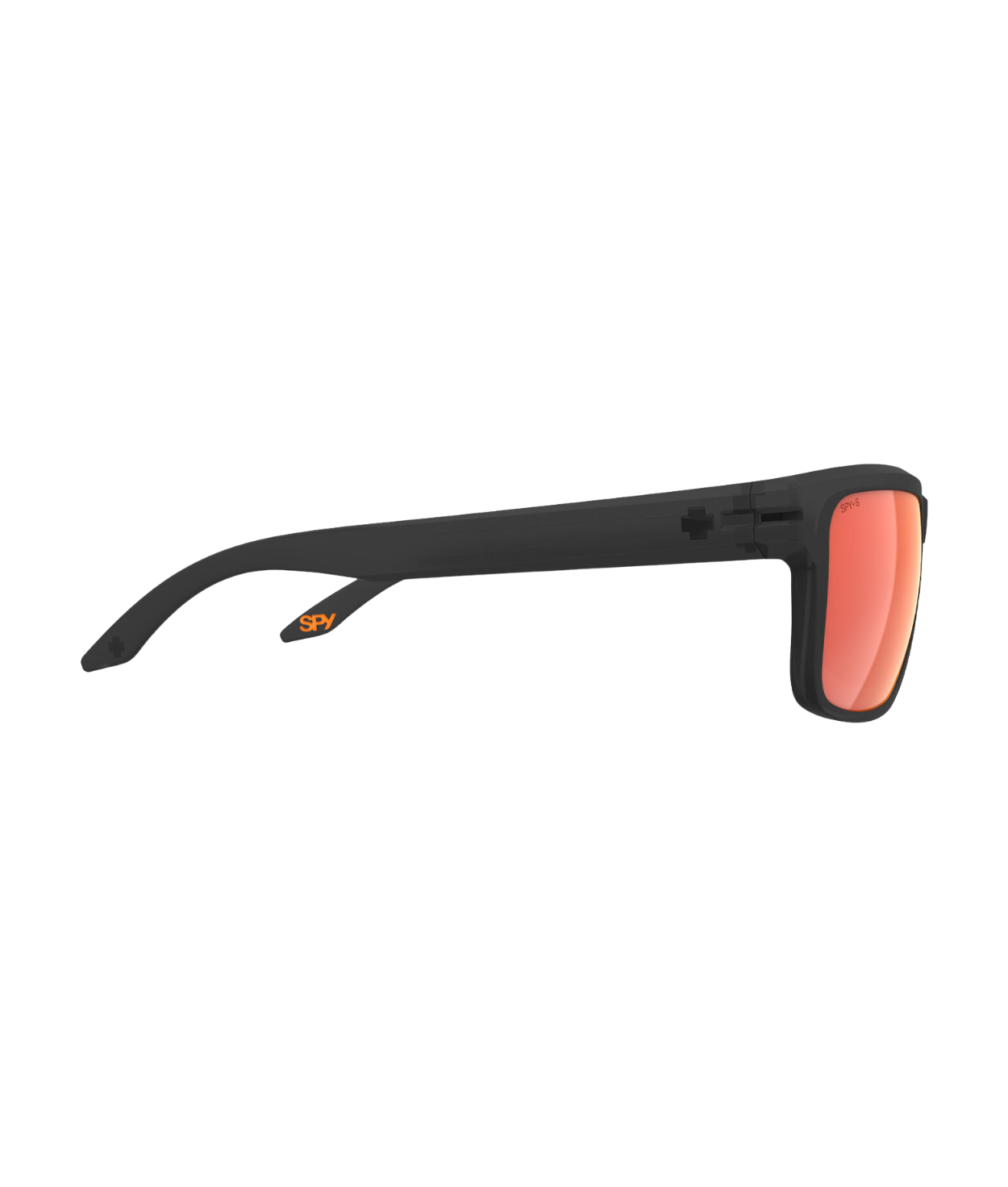 Translucent Matte Black-Orange