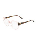 Transparent Pink White Havana