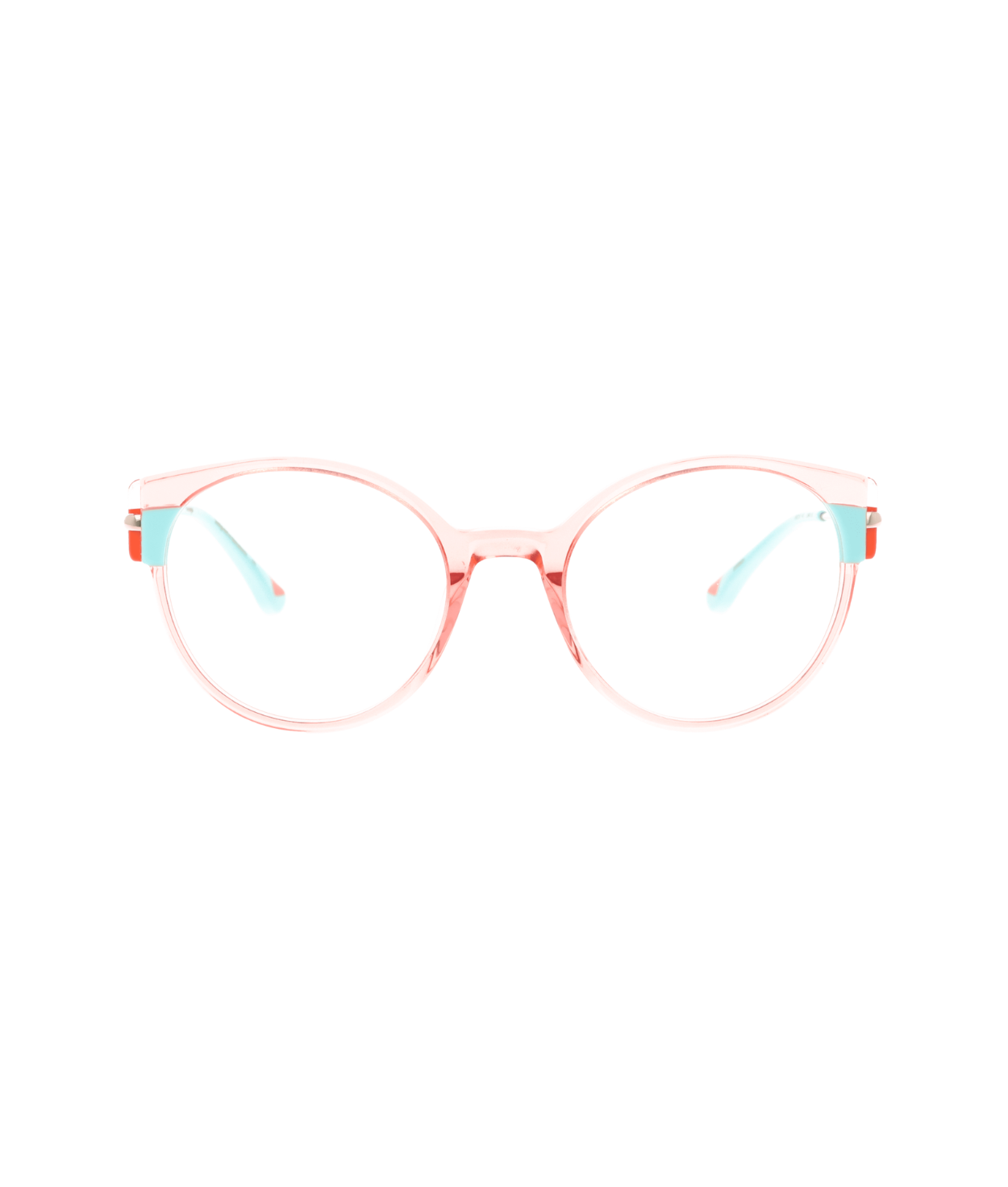 Transparent Pink/ Blue Nuit
